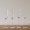 Set of 4 Champagne Flutes