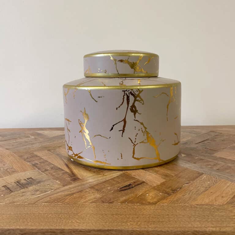 Small pink jar
