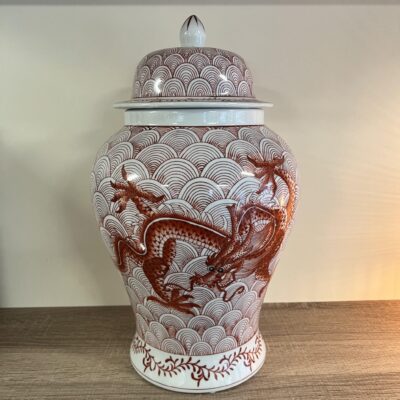 Red Dragon Ginger Jar
