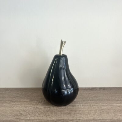 Small Glass Black Pear
